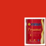 Pintura plástica mate proamat antimoho rojo imperial